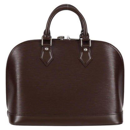 Louis Vuitton Brown Leather Alma