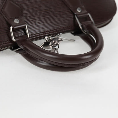 Louis Vuitton Brown Leather Alma