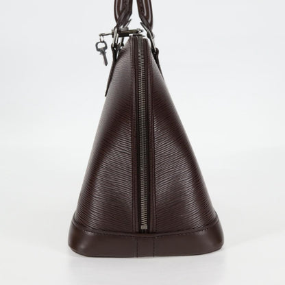 Louis Vuitton Brown Leather Alma