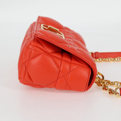 Dior Orange Leather Caro