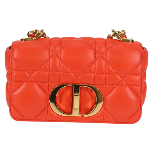 Dior Orange Leather Caro