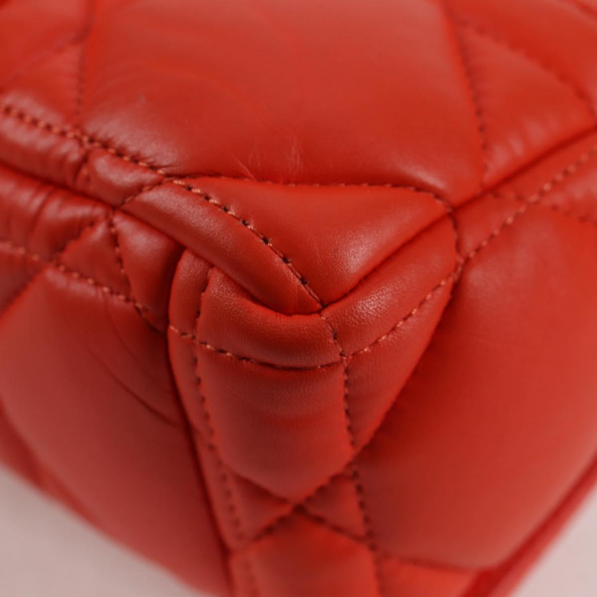 Dior Orange Leather Caro