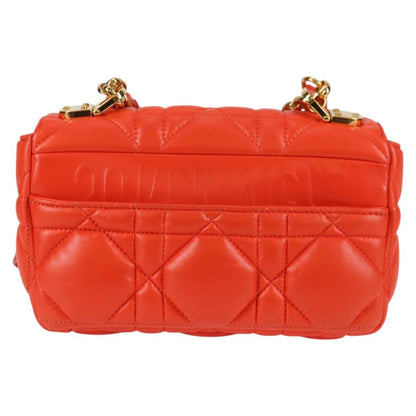 Dior Orange Leather Caro