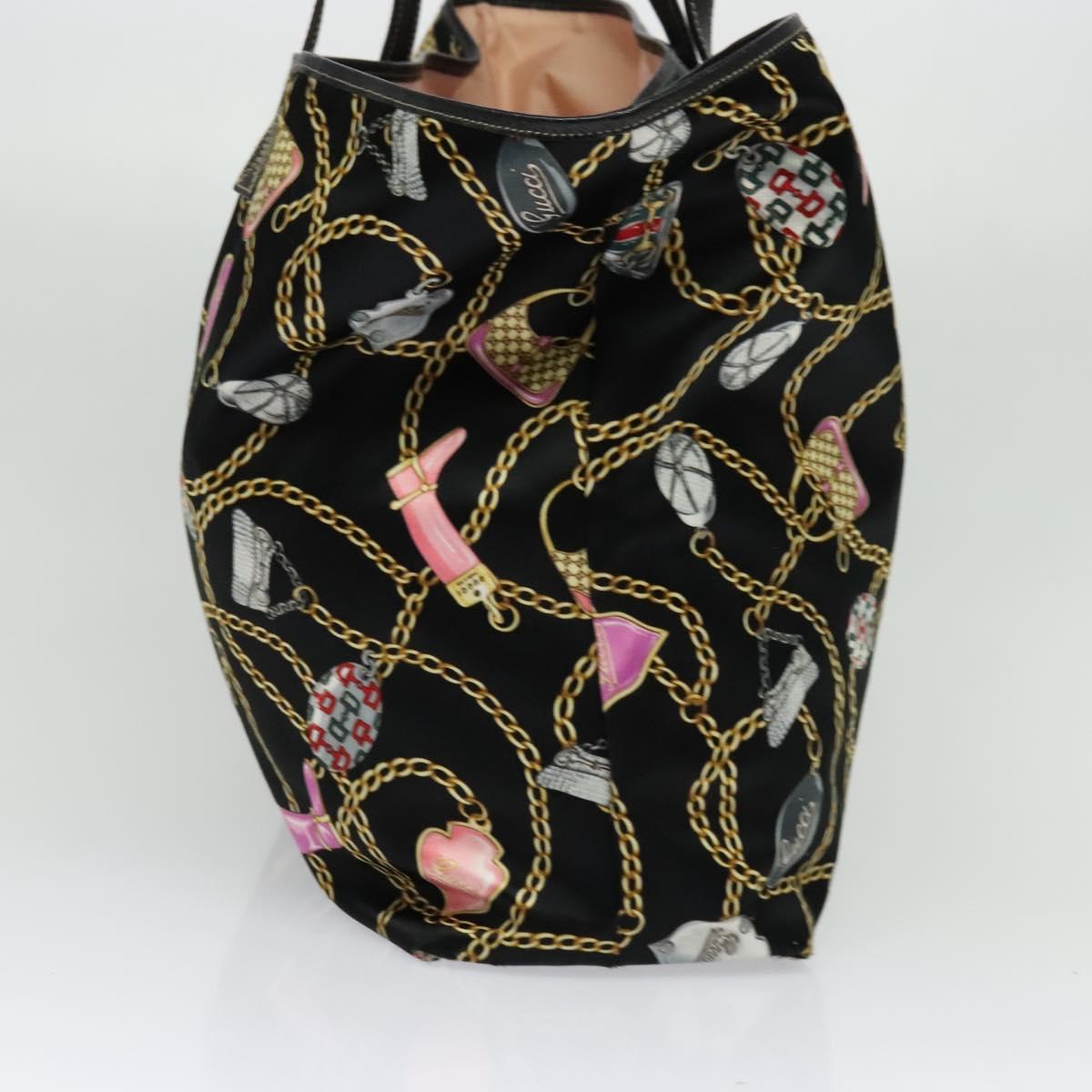Gucci Black Silk Tote