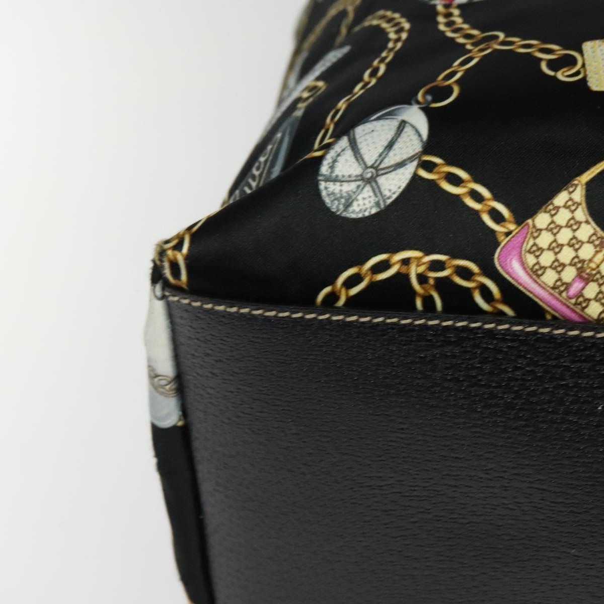 Gucci Black Silk Tote