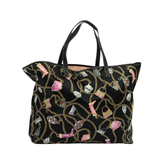 Gucci Black Silk Tote