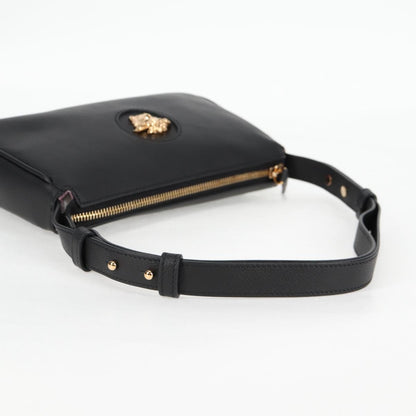 Versace Black Leather Medusa