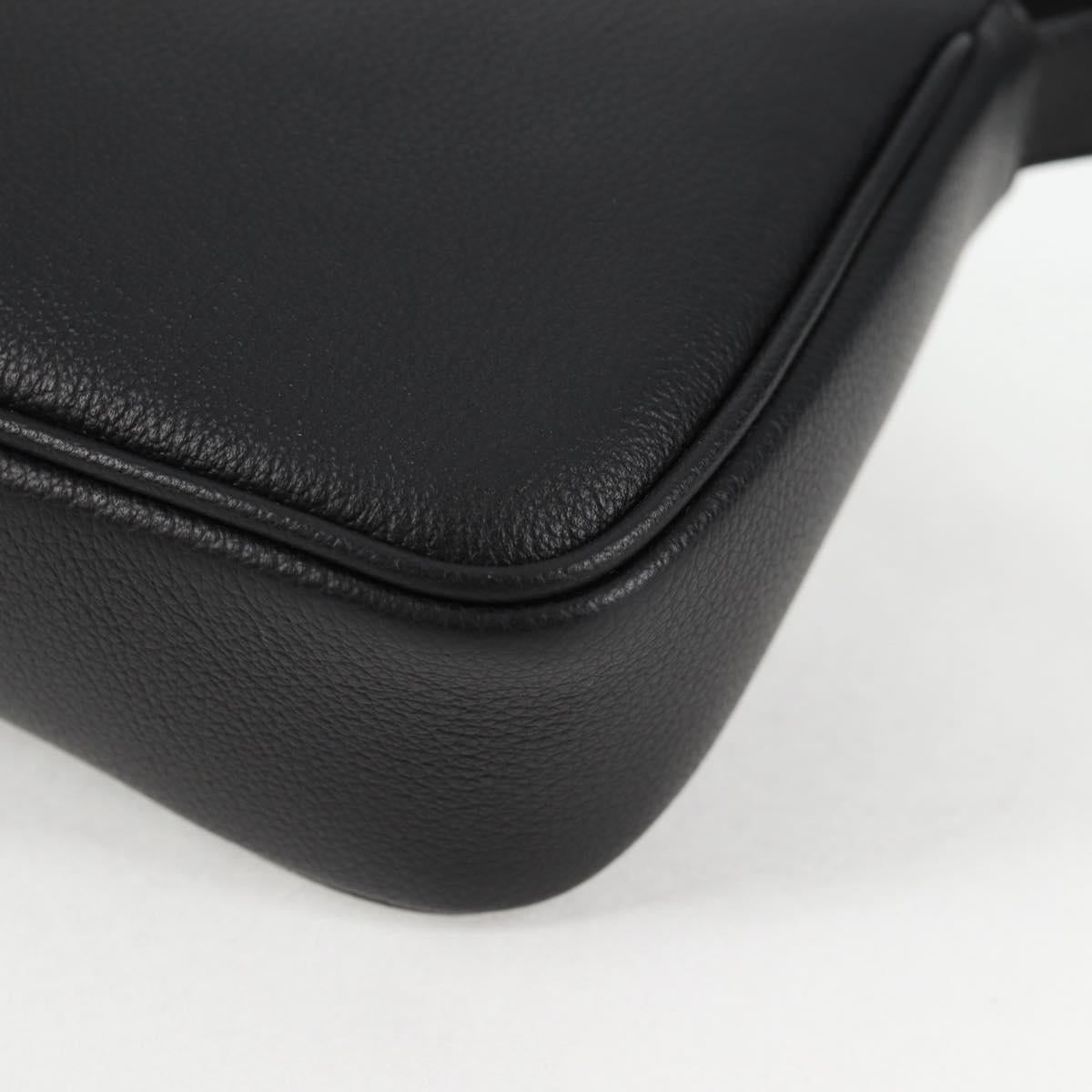 Versace Black Leather Medusa