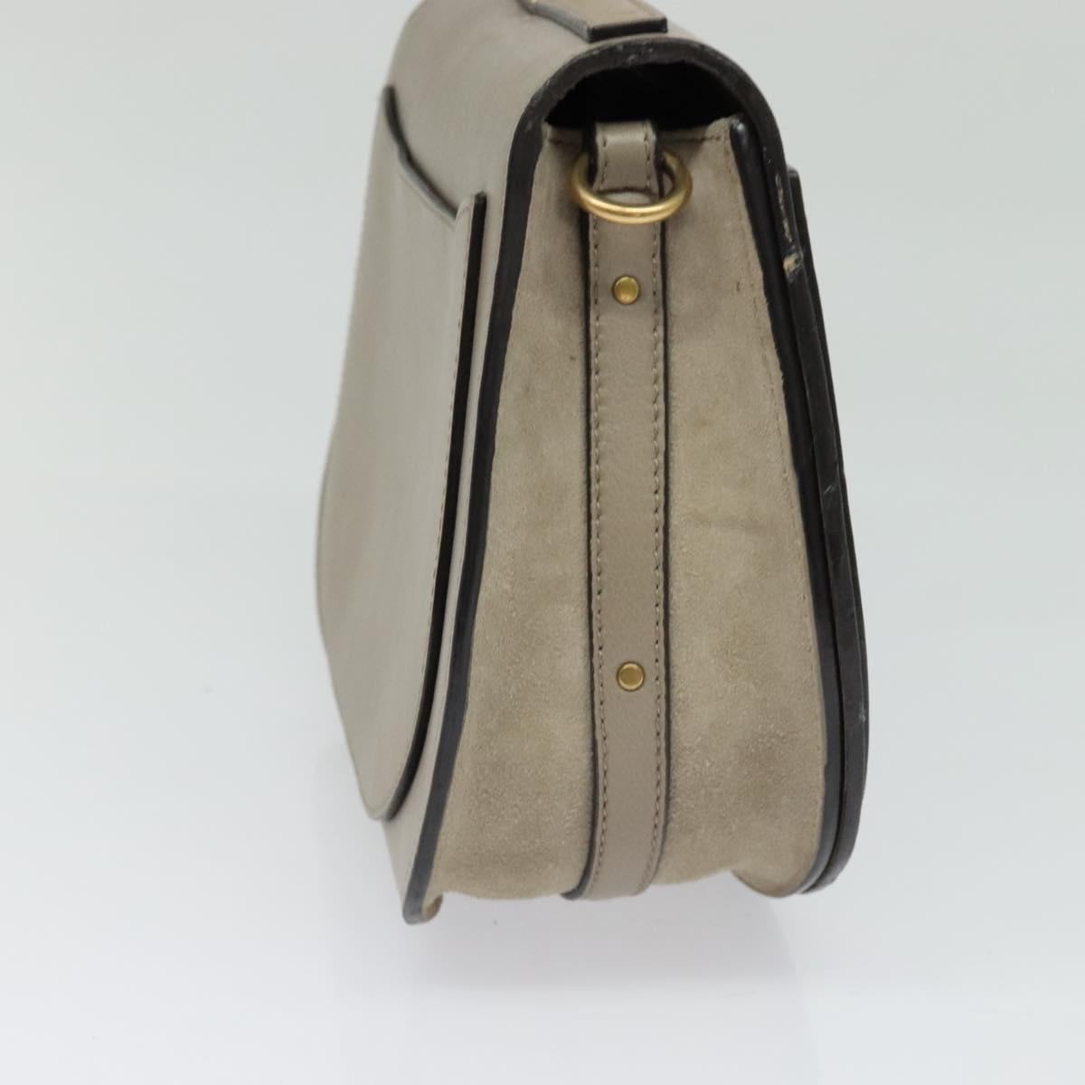 Chloé Gray Leather Nile