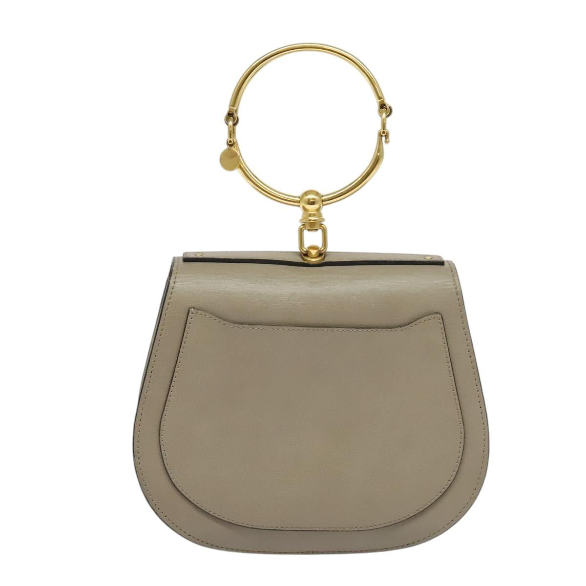 Chloé Gray Leather Nile