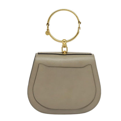 Chloé Gray Leather Nile