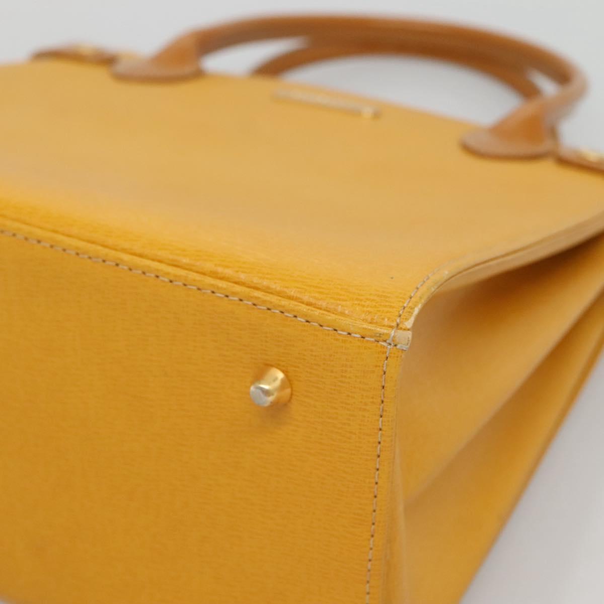 Burberry Yellow Leather Nova Check