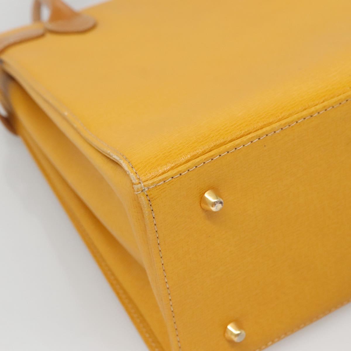 Burberry Yellow Leather Nova Check