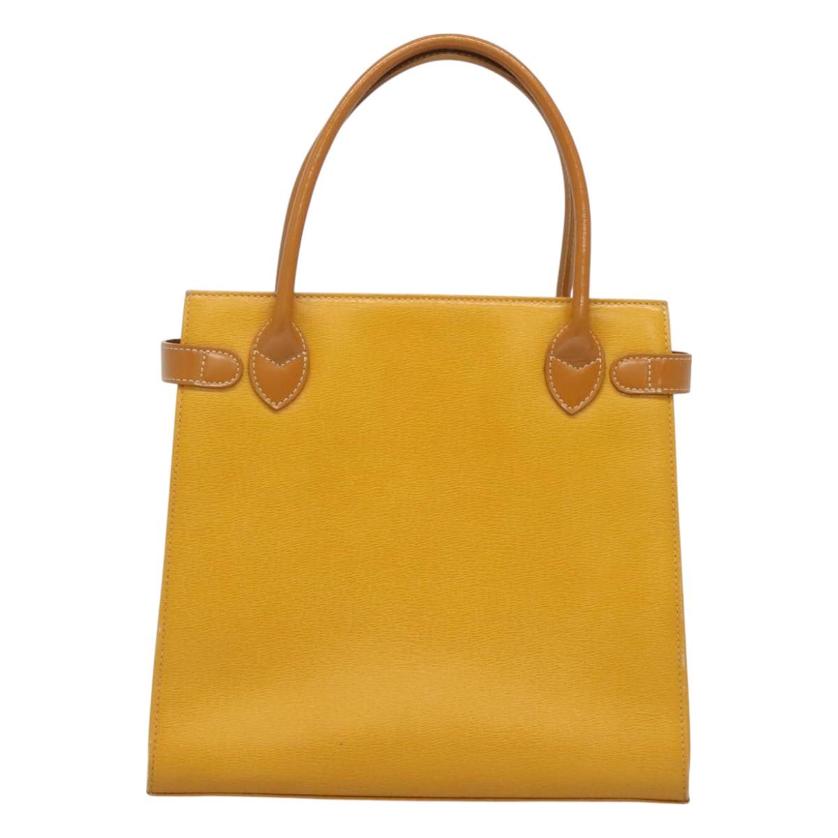 Burberry Yellow Leather Nova Check