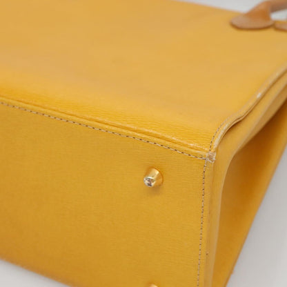 Burberry Yellow Leather Nova Check