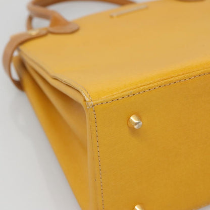 Burberry Yellow Leather Nova Check
