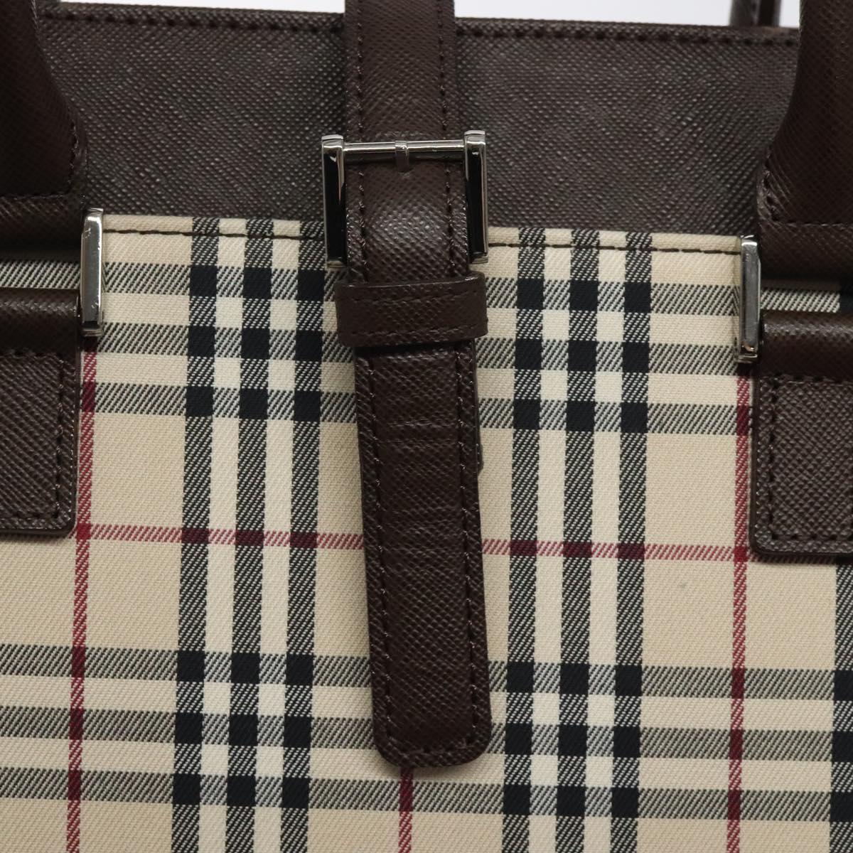 Burberry Brown Canvas Nova Check