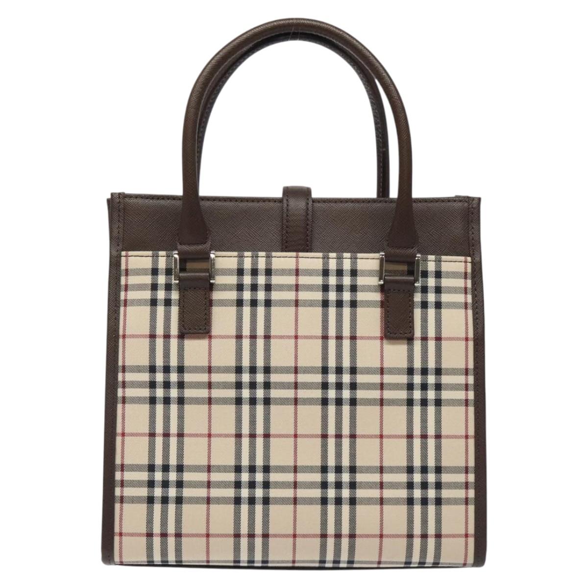 Burberry Brown Canvas Nova Check