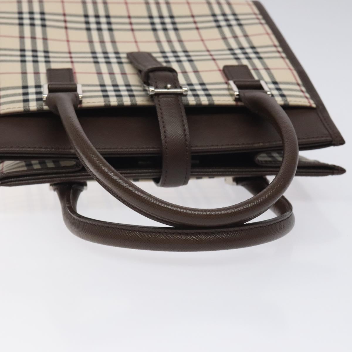 Burberry Brown Canvas Nova Check