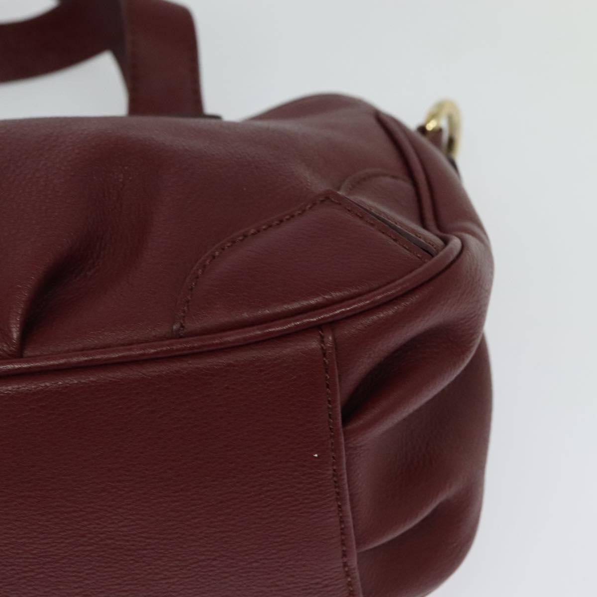 Burberry Red Leather Blue Label