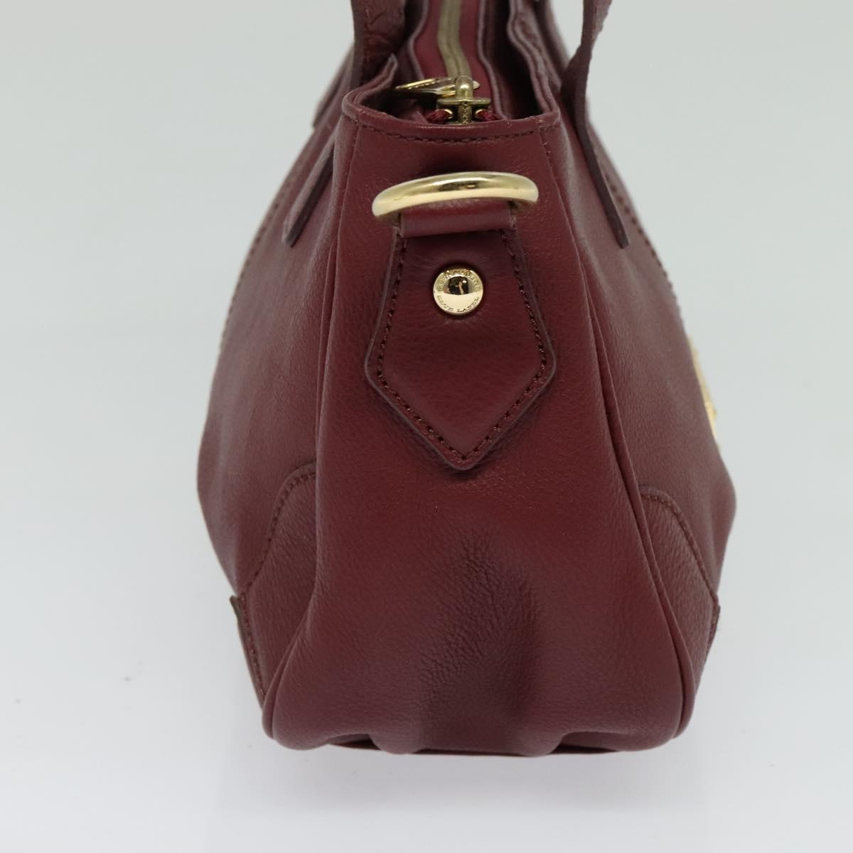 Burberry Red Leather Blue Label