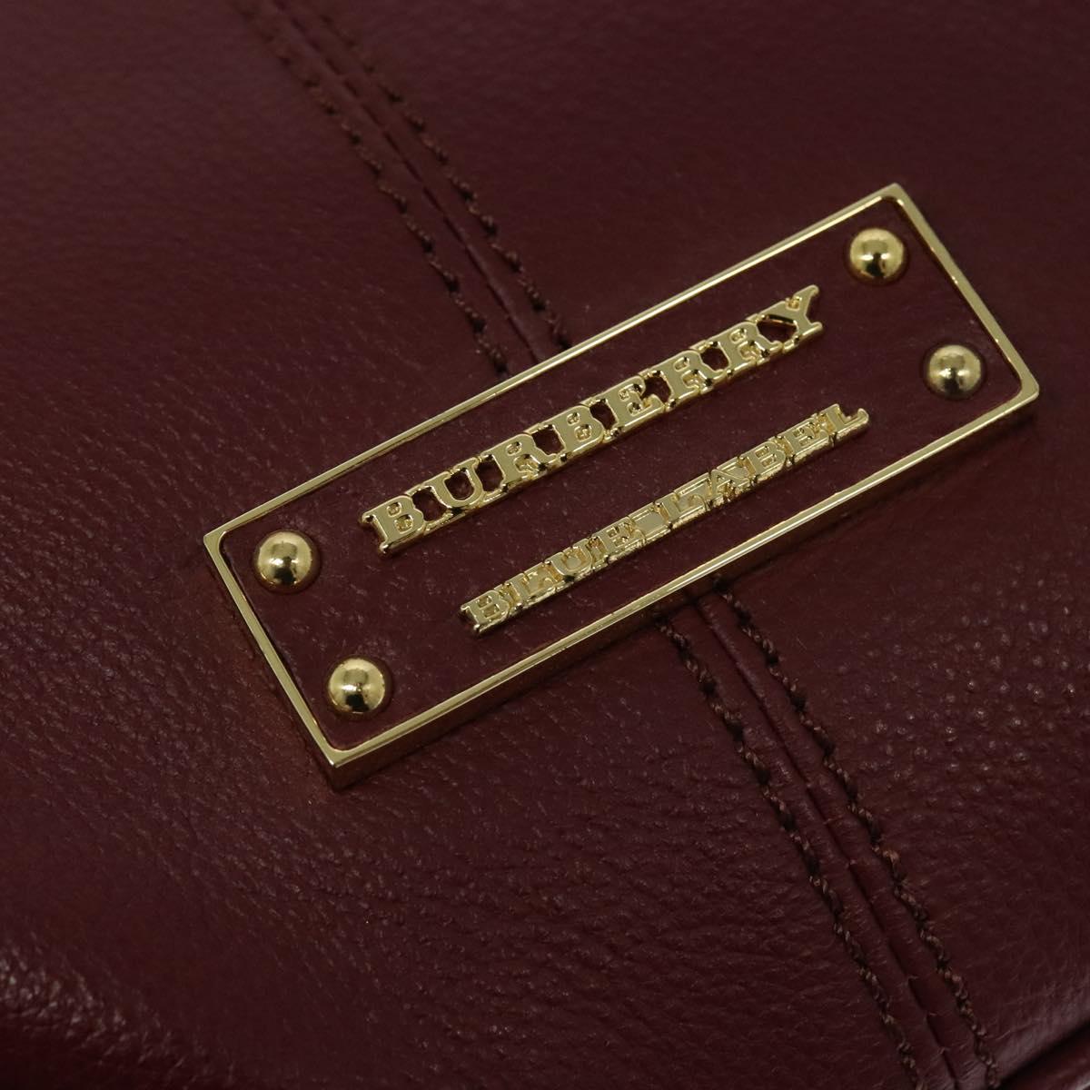 Burberry Red Leather Blue Label