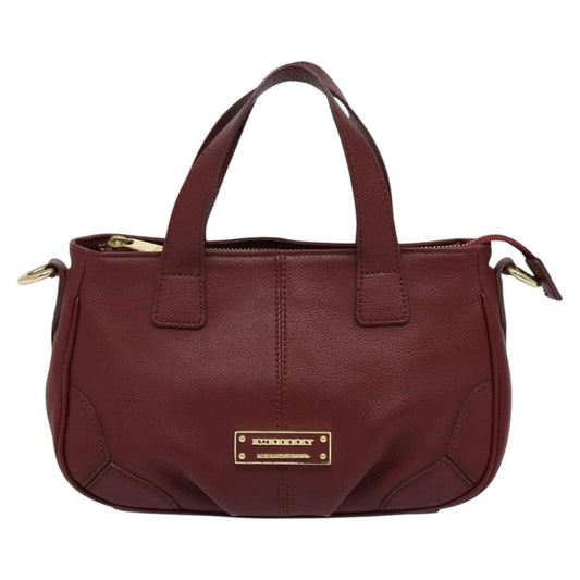 Burberry Red Leather Blue Label