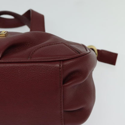 Burberry Red Leather Blue Label