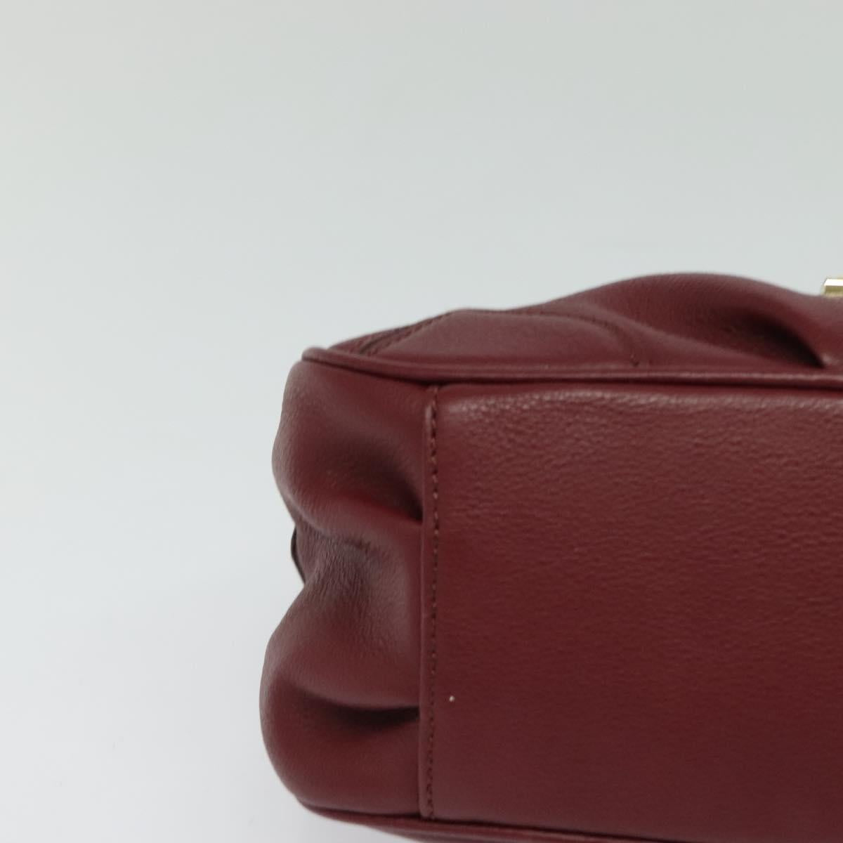 Burberry Red Leather Blue Label