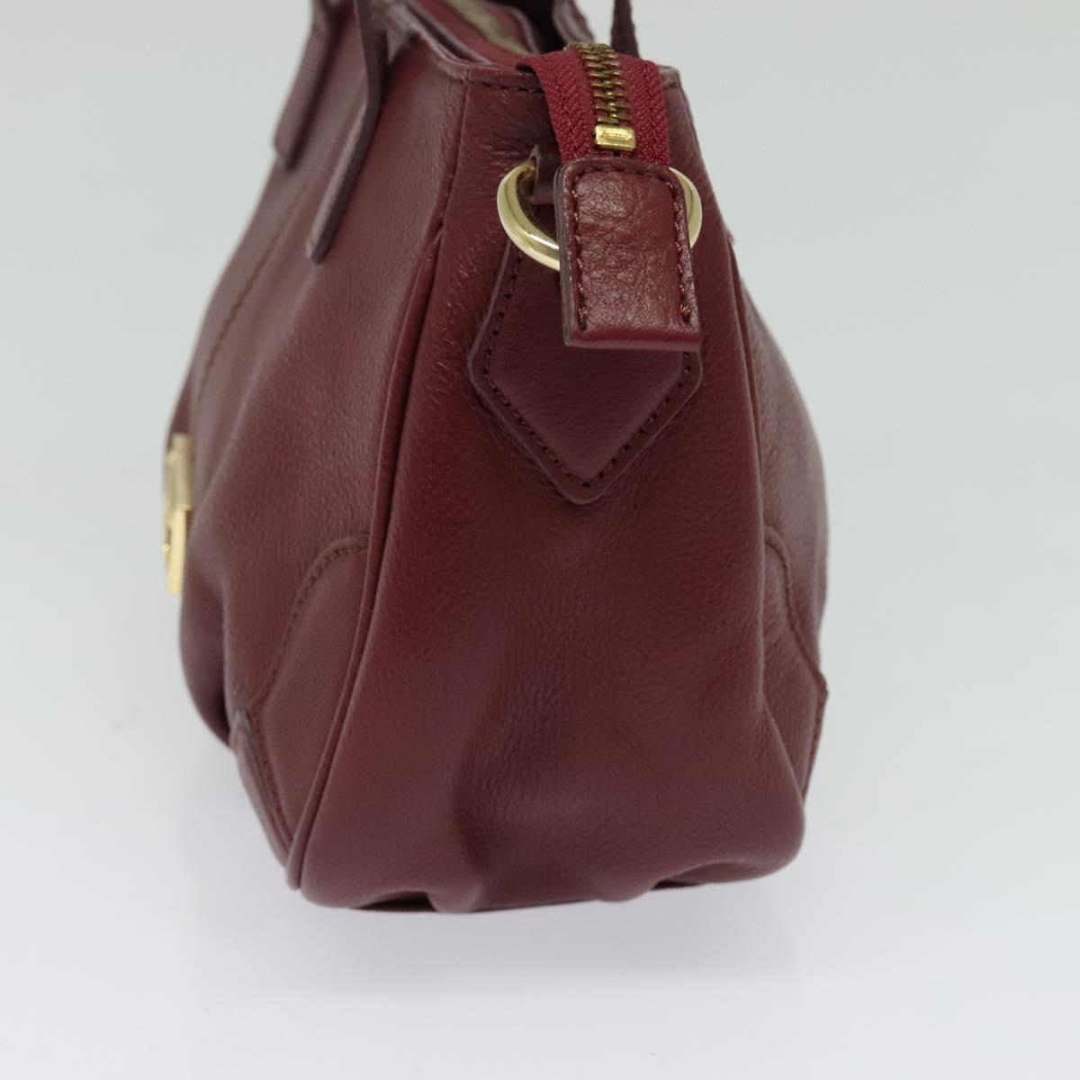 Burberry Red Leather Blue Label