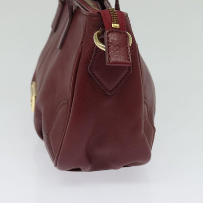 Burberry Red Leather Blue Label