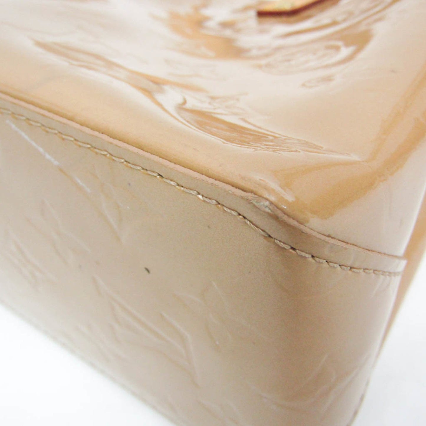 Louis Vuitton Brown Patent Leather Reade