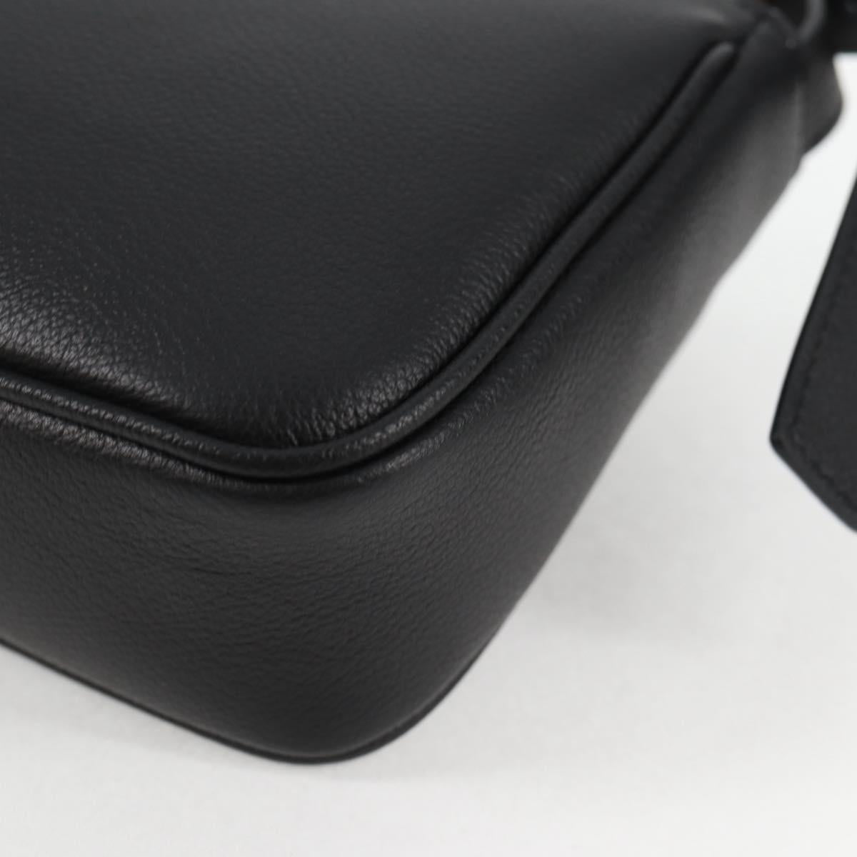 Versace Black Leather Medusa