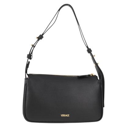 Versace Black Leather Medusa