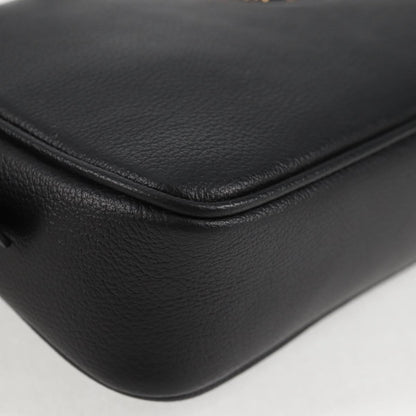 Versace Black Leather Medusa