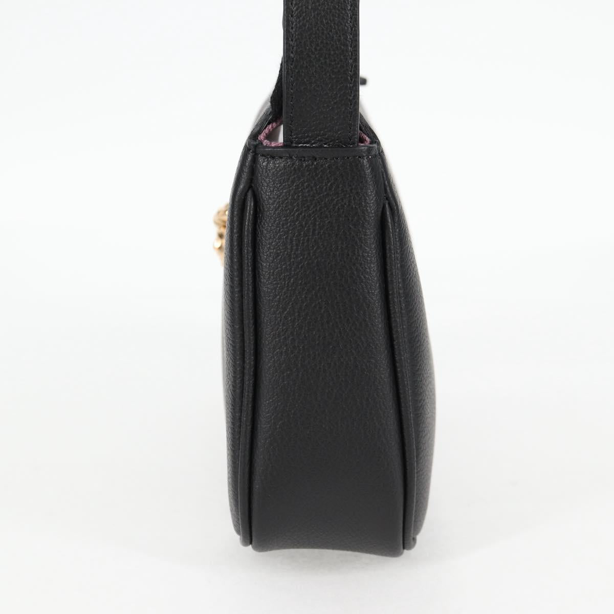 Versace Black Leather Medusa