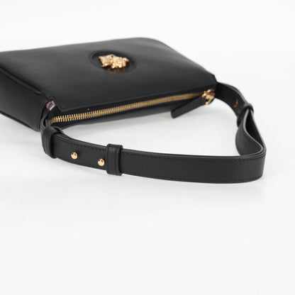 Versace Black Leather Medusa