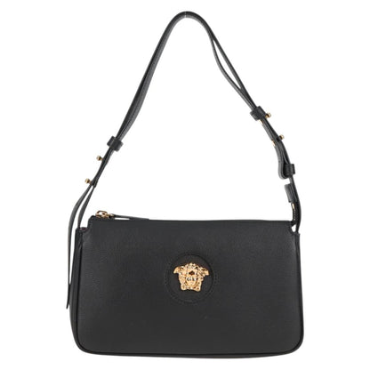 Versace Black Leather Medusa