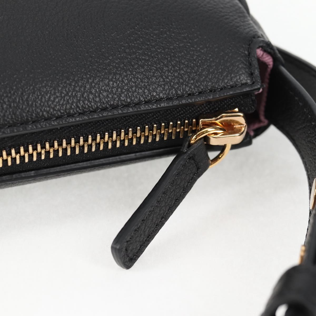 Versace Black Leather Medusa
