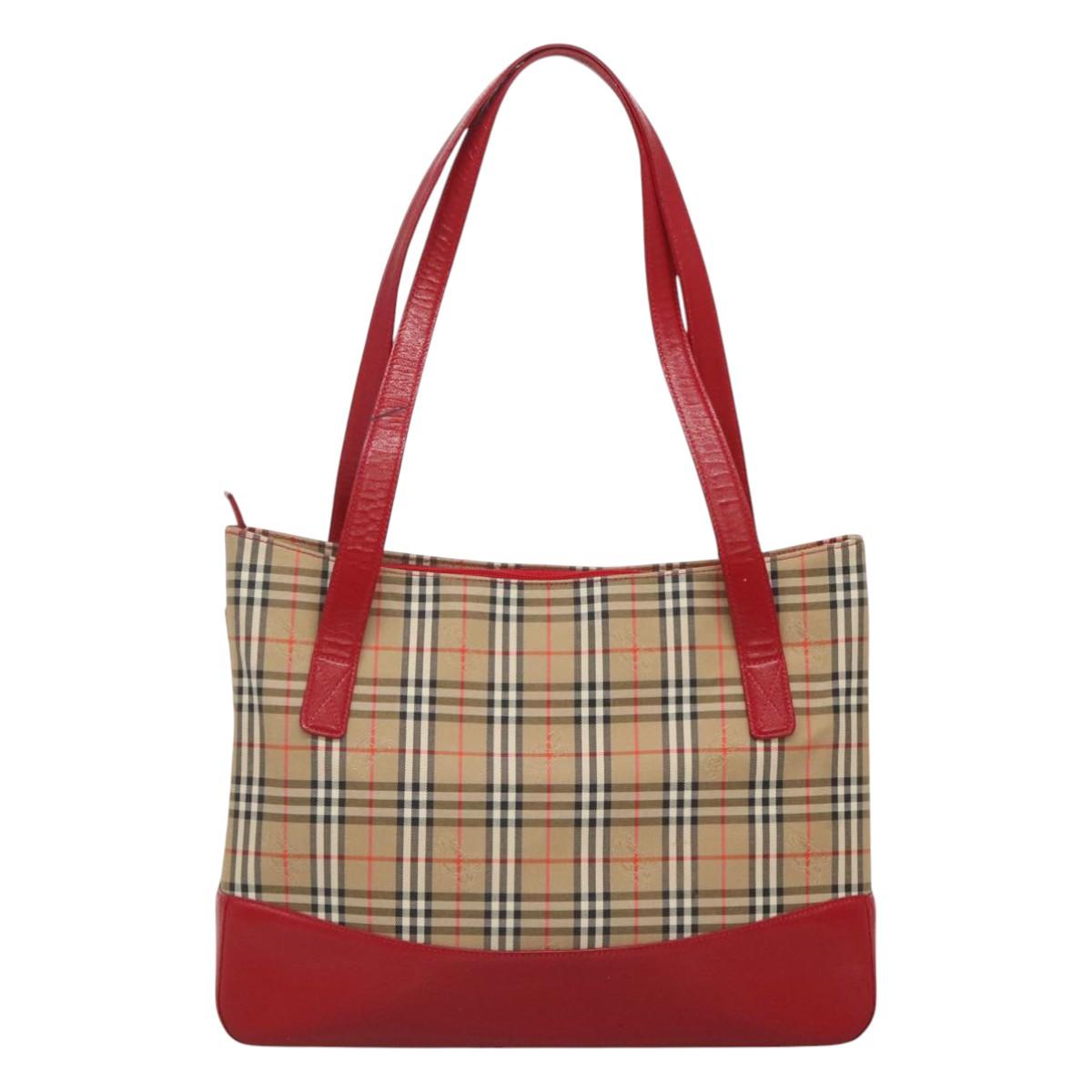 Burberry Brown Canvas Nova Check