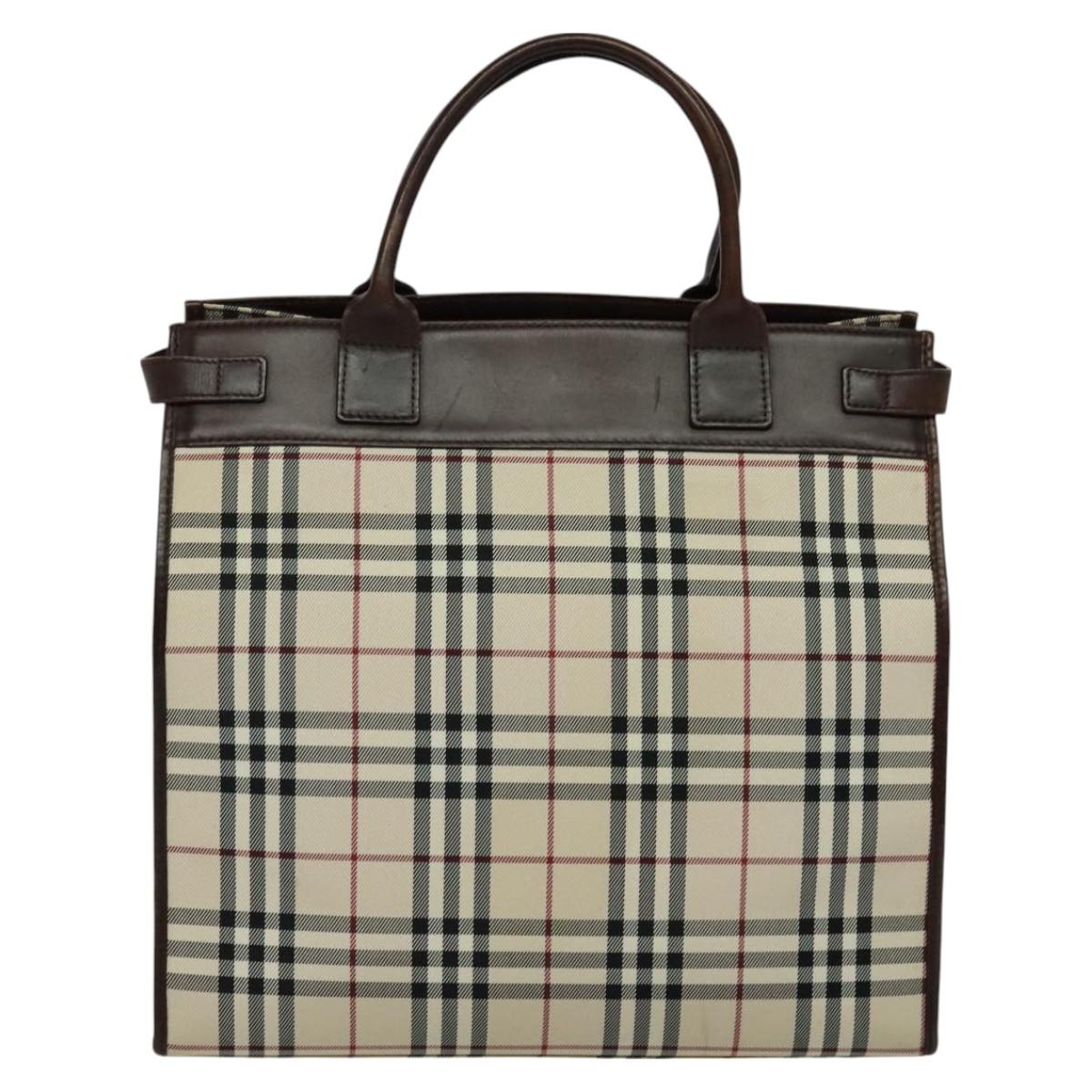 Burberry Brown Canvas Nova Check