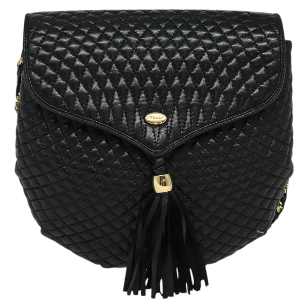 Bally Black Leather Shoulder