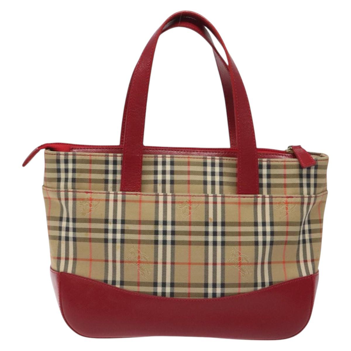 Burberry Brown Canvas Nova Check