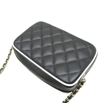 Chanel Black Leather Camera