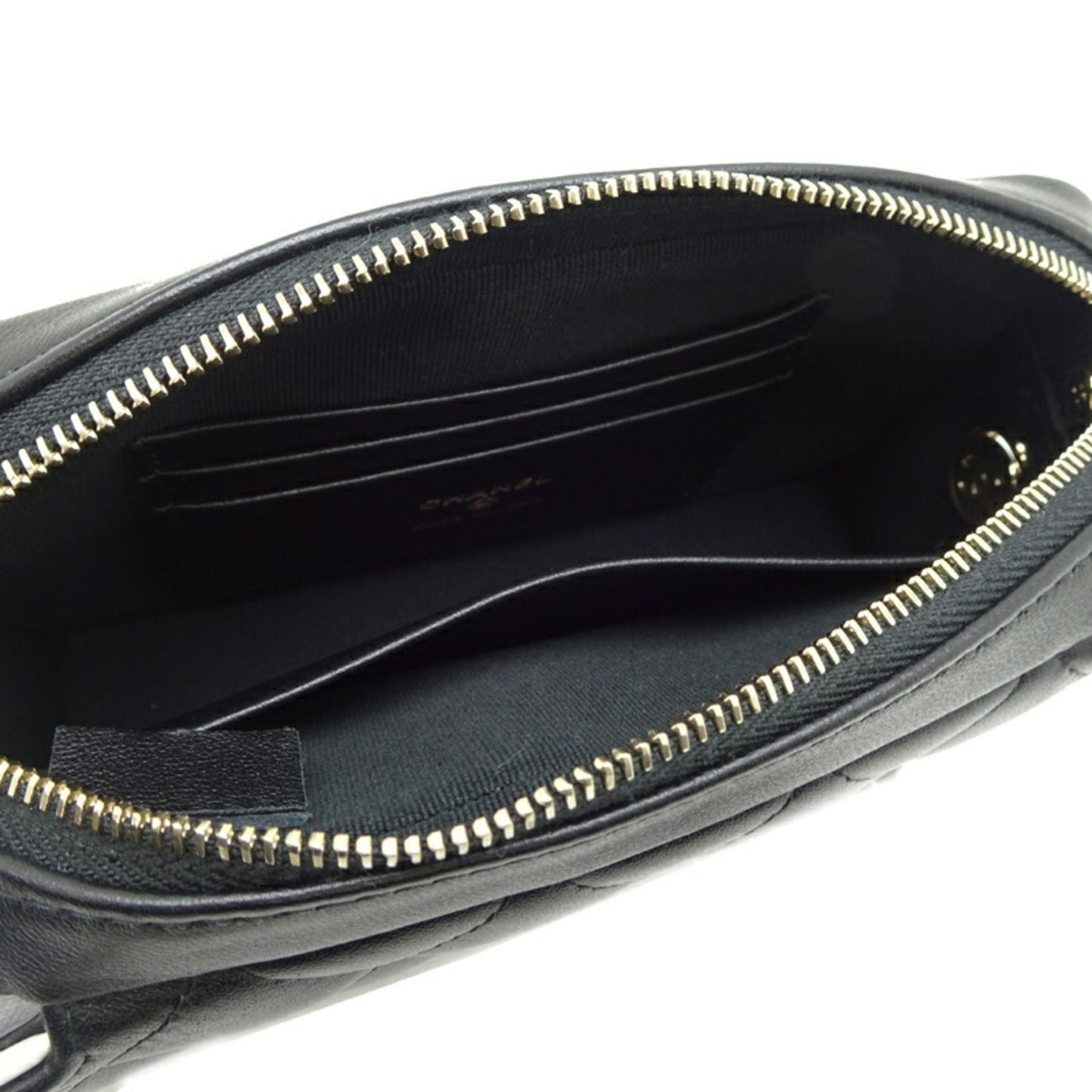 Chanel Black Leather Camera