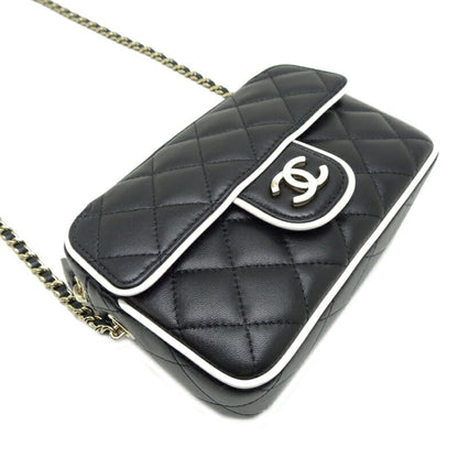 Chanel Black Leather Camera