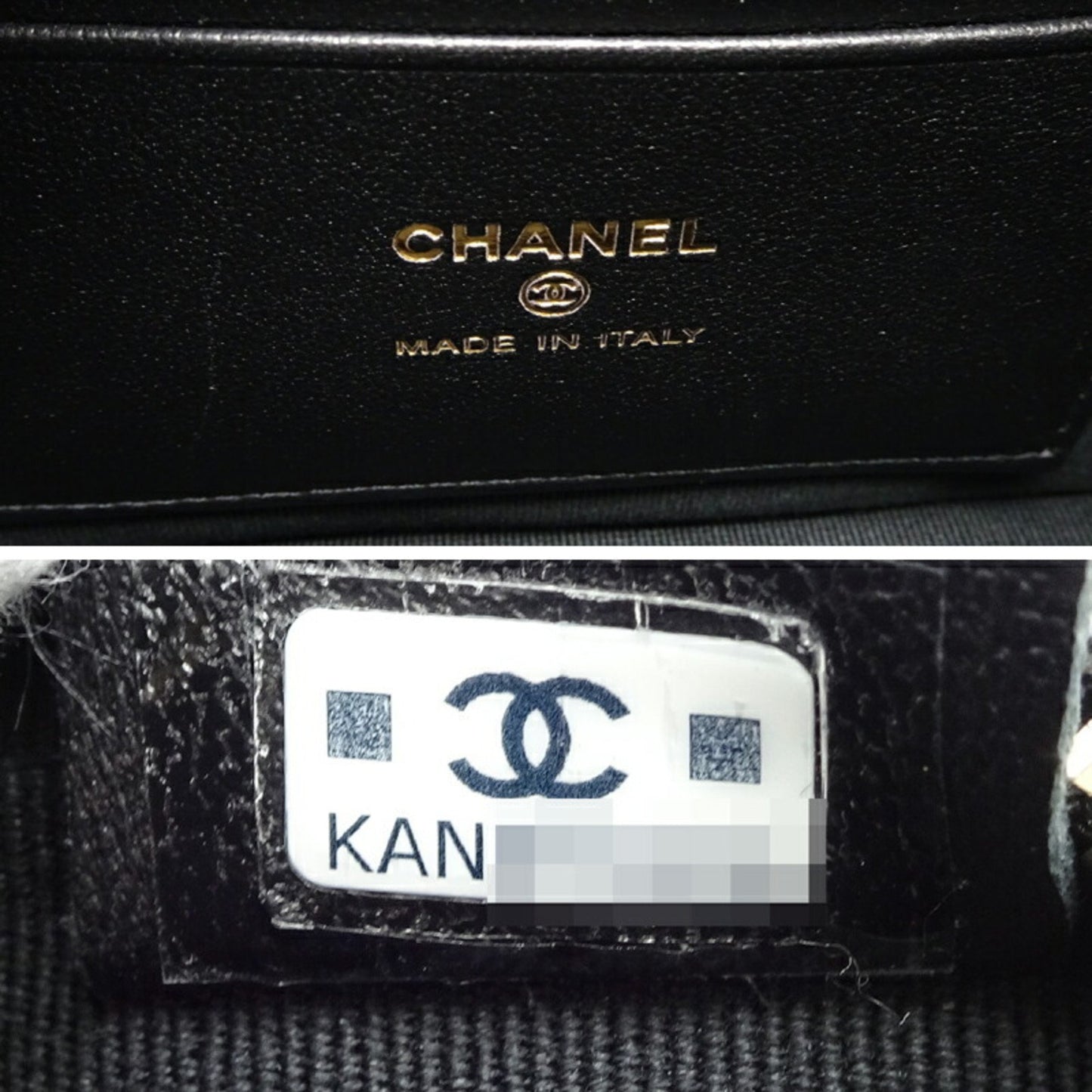 Chanel Black Leather Camera