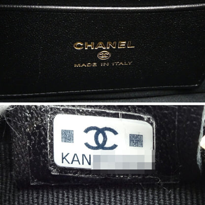 Chanel Black Leather Camera