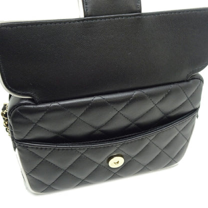 Chanel Black Leather Camera