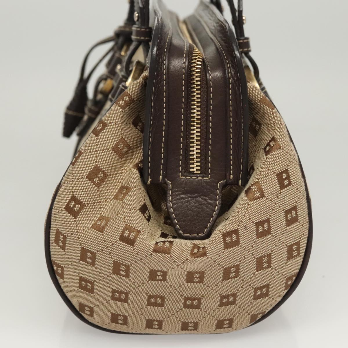 Bally Brown Canvas Handbag